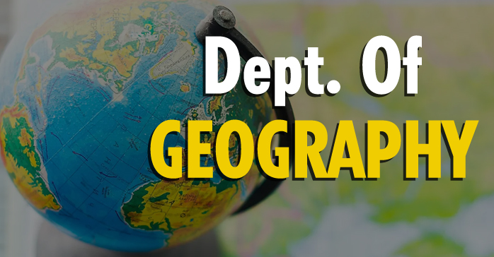 GEOGRAPHY DEPARTMENT